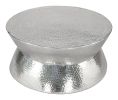 Madryn Contemporary Modern Coffee Table - Silver
