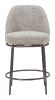 Nordhavn Gray Industrial Modern Swivel Counter Stool