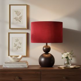 Shobu Red Boho Art Deco Modern Table Lamp
