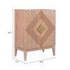Hira Natural Solid Acacia Wood Storage Cabinet