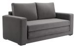 Jide Modern Fabric Sleeper Sofa with Fold-Out Mattress