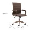 Modern Adjustable Office Chair with Rolling Base