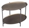 Bronson Modern Industrial Powder-Coated Steel Coffee Table