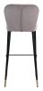 Manchester Urban Textured Fabric Counter Stool with Steel Base