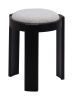 Banjul Modern Fabric Ottoman with Wood Frame