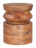 Kollam Walnut Acacia Wood Side Table