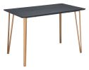 Deus Modern Black and Gold Counter Table