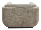 Sereneu Green Tweed Modern Polyester Accent Chair