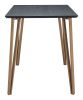 Deus Modern Black and Gold Counter Table