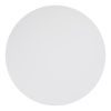 Opus White Modern Floating Disc Pedestal Dining Table