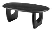 Arasan Organic Modern Solid Acacia Wood Coffee Table