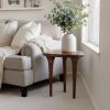 Spiker Walnut Modern Mango Wood Side Table