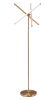 Garza Modern Brushed Bronze Floor Lamp