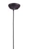 Rotorura Rust & Black Diamond-Frame Ceiling Lamp