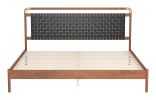 Netz Black Modern King Bed