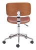 Duravel Brown Modern Vinyl Office Chair