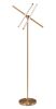 Garza Modern Brushed Bronze Floor Lamp