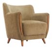 Hako Olive Green Modern Accent Chair