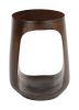 Okno Modern Mango Wood Sculptural Side Table