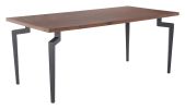 Kani Modern Laminate Wood & Steel Dining Table