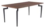 Kani Modern Laminate Wood & Steel Dining Table