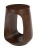 Okno Modern Mango Wood Sculptural Side Table