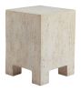 Kitara Modern Stone-Look Side Table