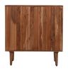 Luda Walnut Solid Acacia Wood Storage Cabinet