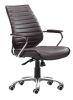 Enterprise Low Back Adjustable Office Chair - Espresso