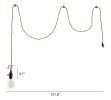 Molly Plug-In Polyurethane Ceiling Lamp