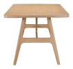 Rovina Natural Modern Rubberwood Dining Table