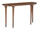 Spiker Walnut Modern Solid Mango Wood Console Table
