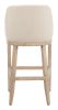 Calmo Beige Modern Upholstered Barstool