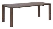 Eazy Modern Rubberwood Dining Table with Wood Veneer Top