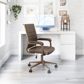 Modern Adjustable Office Chair with Rolling Base