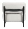 Bombo Modern Faux Shearling Accent Chair