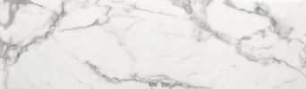 Modern Faux Marble Console Table with Brushed Silver Base