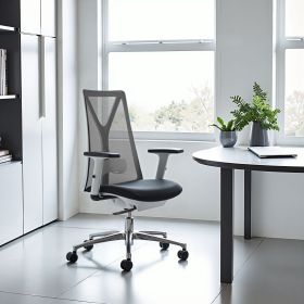 Hasso Black Modern Office Chair