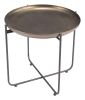 Bronson Modern Industrial Powder-Coated Steel Side Table
