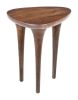 Spiker Walnut Modern Mango Wood Side Table