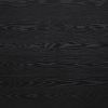 Modern Glam Black Laminate MDF Table with Textured Steel Base