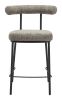 Kede Modern & Traditional Counter Stool - Green Tweed