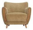 Hako Olive Green Modern Accent Chair