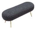 Creek Modern Velvet Upholstered Bench