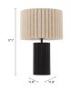 Aurora Modern Beige & Black Table Lamp