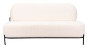 Arendal Contemporary Teddy Fabric Sofa with Steel Frame