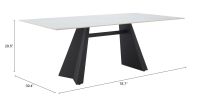Inky Modern Sintered Stone Dining Table