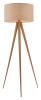 Imperial Beige & Natural Modern Floor Lamp