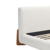 Baris Modern Ivory Queen Bed
