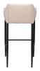 Andover Contemporary Barstool – Vinyl Upholstery & Steel Frame